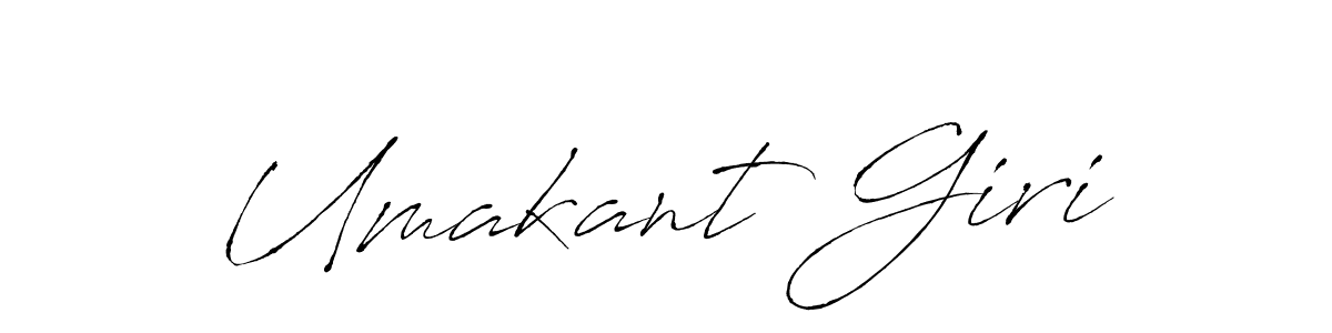 Make a beautiful signature design for name Umakant Giri. With this signature (Antro_Vectra) style, you can create a handwritten signature for free. Umakant Giri signature style 6 images and pictures png