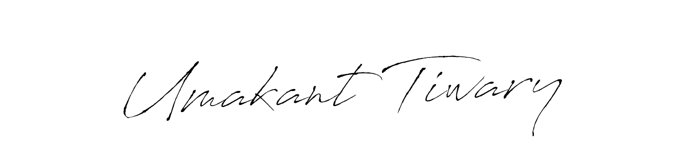 Create a beautiful signature design for name Umakant Tiwary. With this signature (Antro_Vectra) fonts, you can make a handwritten signature for free. Umakant Tiwary signature style 6 images and pictures png