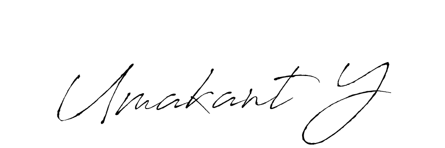 Also we have Umakant Y name is the best signature style. Create professional handwritten signature collection using Antro_Vectra autograph style. Umakant Y signature style 6 images and pictures png