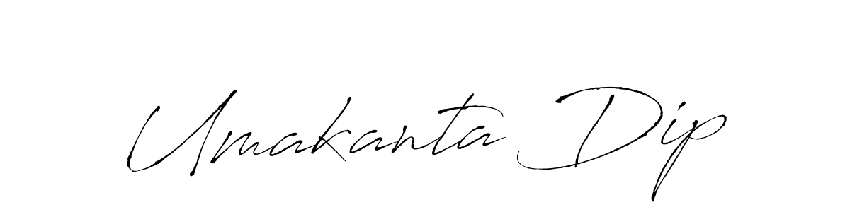 How to make Umakanta Dip signature? Antro_Vectra is a professional autograph style. Create handwritten signature for Umakanta Dip name. Umakanta Dip signature style 6 images and pictures png