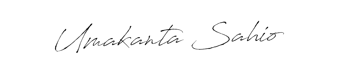 Make a beautiful signature design for name Umakanta Sahio. With this signature (Antro_Vectra) style, you can create a handwritten signature for free. Umakanta Sahio signature style 6 images and pictures png