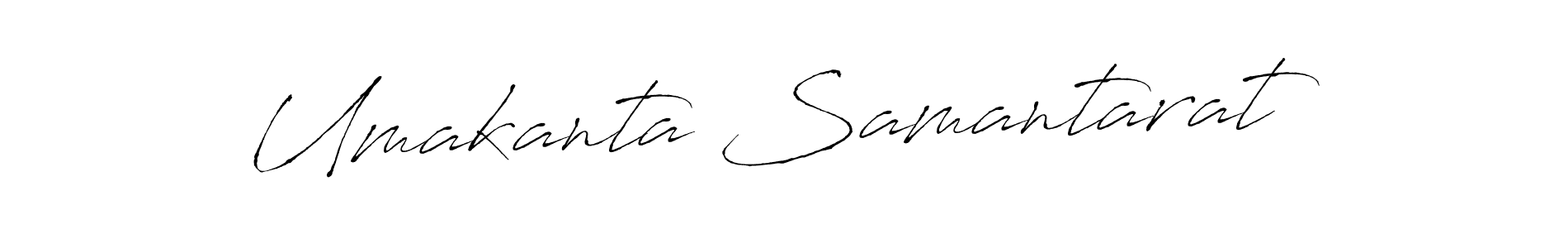 Make a beautiful signature design for name Umakanta Samantarat. With this signature (Antro_Vectra) style, you can create a handwritten signature for free. Umakanta Samantarat signature style 6 images and pictures png