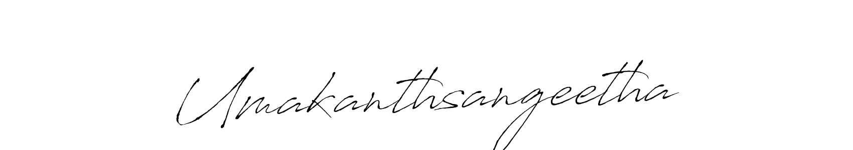 Use a signature maker to create a handwritten signature online. With this signature software, you can design (Antro_Vectra) your own signature for name Umakanthsangeetha. Umakanthsangeetha signature style 6 images and pictures png