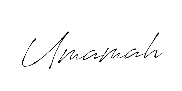 How to make Umamah signature? Antro_Vectra is a professional autograph style. Create handwritten signature for Umamah name. Umamah signature style 6 images and pictures png