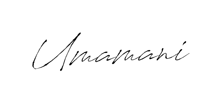 Similarly Antro_Vectra is the best handwritten signature design. Signature creator online .You can use it as an online autograph creator for name Umamani. Umamani signature style 6 images and pictures png