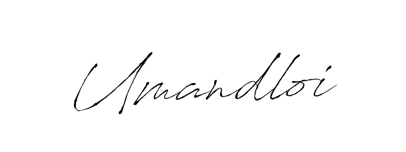 How to make Umandloi name signature. Use Antro_Vectra style for creating short signs online. This is the latest handwritten sign. Umandloi signature style 6 images and pictures png