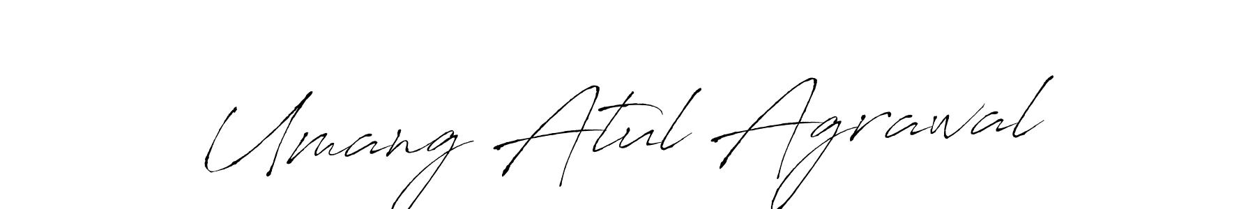 Design your own signature with our free online signature maker. With this signature software, you can create a handwritten (Antro_Vectra) signature for name Umang Atul Agrawal. Umang Atul Agrawal signature style 6 images and pictures png