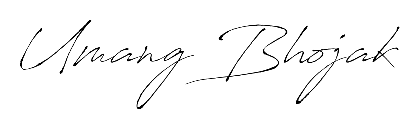 Elevate your brand with a stunning Umang Bhojak eSignature. The Antro_Vectra style provides a balanced, flowing aesthetic for everyday signing. Umang Bhojak signature style 6 images and pictures png