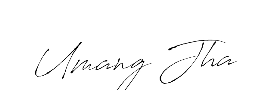 Make a beautiful signature design for name Umang Jha. Use this online signature maker to create a handwritten signature for free. Umang Jha signature style 6 images and pictures png