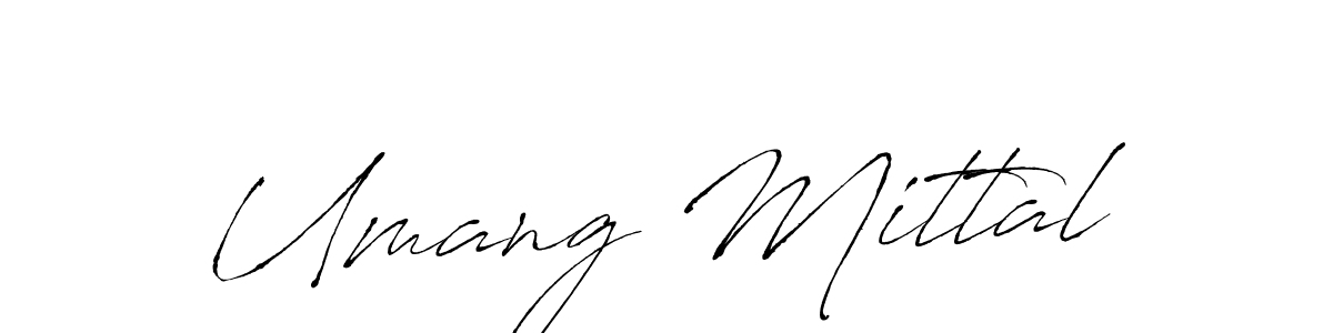 The best way (Antro_Vectra) to make a short signature is to pick only two or three words in your name. The name Umang Mittal include a total of six letters. For converting this name. Umang Mittal signature style 6 images and pictures png