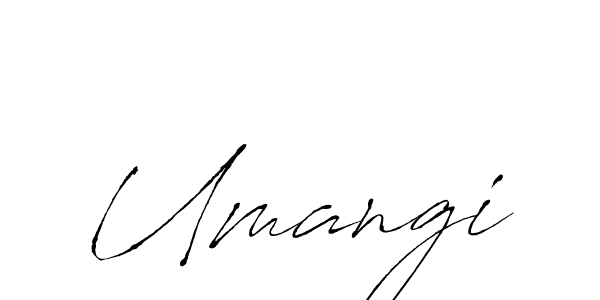 Also we have Umangi name is the best signature style. Create professional handwritten signature collection using Antro_Vectra autograph style. Umangi signature style 6 images and pictures png