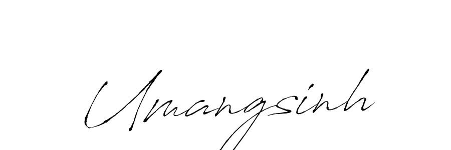 You should practise on your own different ways (Antro_Vectra) to write your name (Umangsinh) in signature. don't let someone else do it for you. Umangsinh signature style 6 images and pictures png
