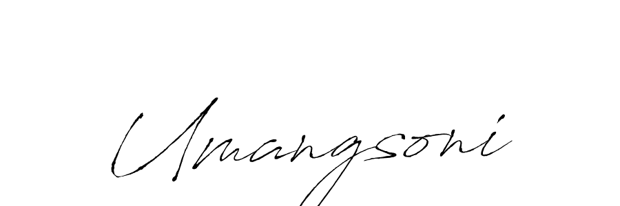 if you are searching for the best signature style for your name Umangsoni. so please give up your signature search. here we have designed multiple signature styles  using Antro_Vectra. Umangsoni signature style 6 images and pictures png