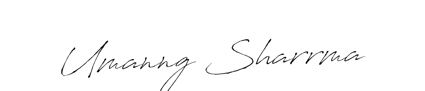 Also we have Umanng Sharrma name is the best signature style. Create professional handwritten signature collection using Antro_Vectra autograph style. Umanng Sharrma signature style 6 images and pictures png