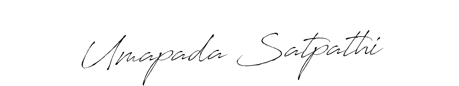 Create a beautiful signature design for name Umapada Satpathi. With this signature (Antro_Vectra) fonts, you can make a handwritten signature for free. Umapada Satpathi signature style 6 images and pictures png