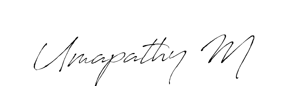 Make a beautiful signature design for name Umapathy M. Use this online signature maker to create a handwritten signature for free. Umapathy M signature style 6 images and pictures png