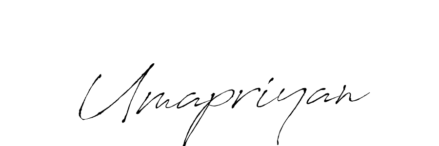 Make a beautiful signature design for name Umapriyan. With this signature (Antro_Vectra) style, you can create a handwritten signature for free. Umapriyan signature style 6 images and pictures png