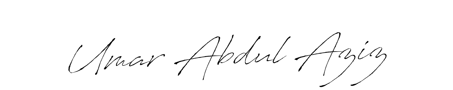 It looks lik you need a new signature style for name Umar Abdul Aziz. Design unique handwritten (Antro_Vectra) signature with our free signature maker in just a few clicks. Umar Abdul Aziz signature style 6 images and pictures png