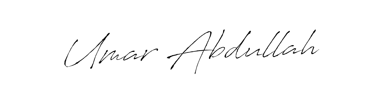 Use a signature maker to create a handwritten signature online. With this signature software, you can design (Antro_Vectra) your own signature for name Umar Abdullah. Umar Abdullah signature style 6 images and pictures png