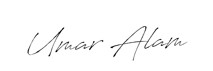 Use a signature maker to create a handwritten signature online. With this signature software, you can design (Antro_Vectra) your own signature for name Umar Alam. Umar Alam signature style 6 images and pictures png