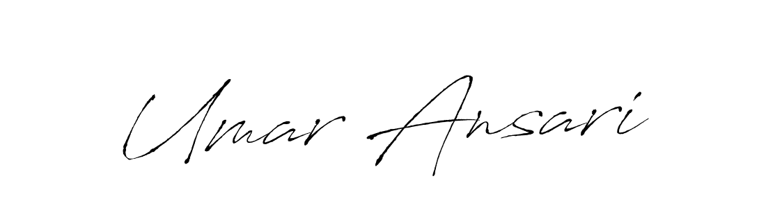 Use a signature maker to create a handwritten signature online. With this signature software, you can design (Antro_Vectra) your own signature for name Umar Ansari. Umar Ansari signature style 6 images and pictures png
