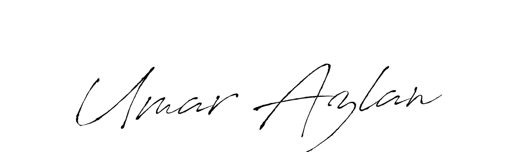 Also we have Umar Azlan name is the best signature style. Create professional handwritten signature collection using Antro_Vectra autograph style. Umar Azlan signature style 6 images and pictures png