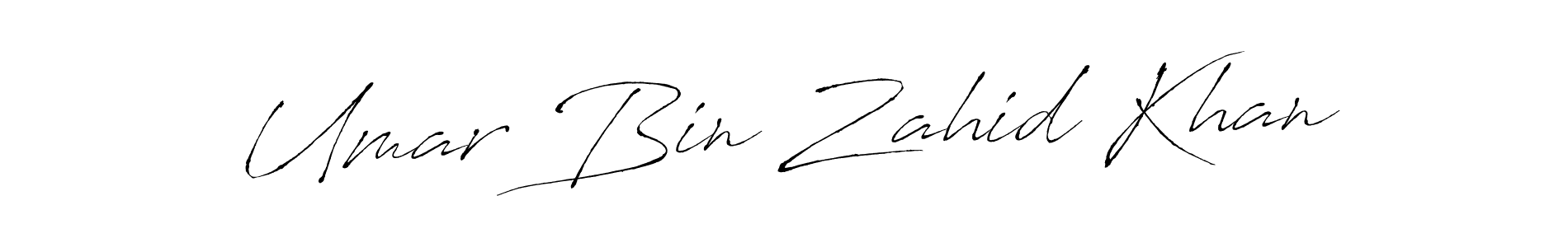 Make a short Umar Bin Zahid Khan signature style. Manage your documents anywhere anytime using Antro_Vectra. Create and add eSignatures, submit forms, share and send files easily. Umar Bin Zahid Khan signature style 6 images and pictures png