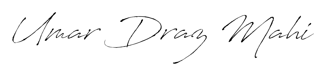 Elevate your brand with a stunning Umar Draz Mahi eSignature. The Antro_Vectra style provides a balanced, flowing aesthetic for everyday signing. Umar Draz Mahi signature style 6 images and pictures png