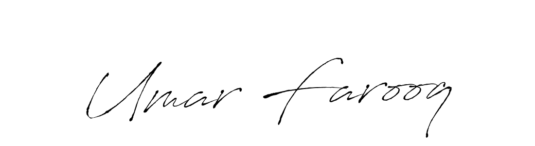 Design your own signature with our free online signature maker. With this signature software, you can create a handwritten (Antro_Vectra) signature for name Umar Farooq. Umar Farooq signature style 6 images and pictures png