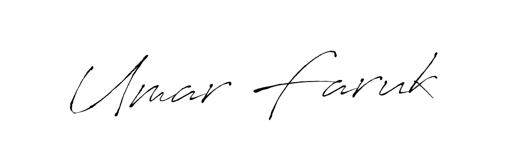 Umar Faruk stylish signature style. Best Handwritten Sign (Antro_Vectra) for my name. Handwritten Signature Collection Ideas for my name Umar Faruk. Umar Faruk signature style 6 images and pictures png