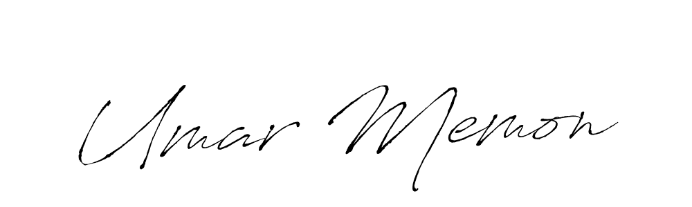 Also we have Umar Memon name is the best signature style. Create professional handwritten signature collection using Antro_Vectra autograph style. Umar Memon signature style 6 images and pictures png