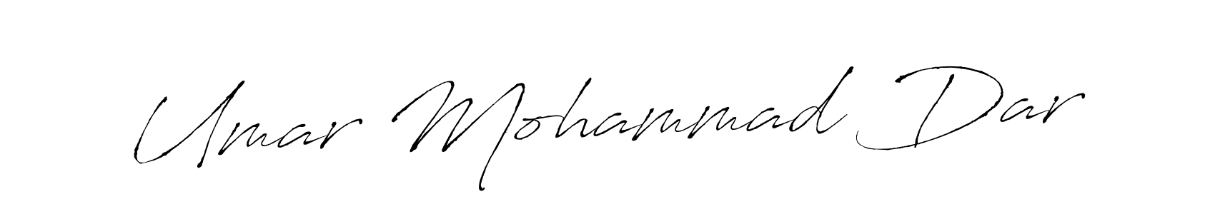 Use a signature maker to create a handwritten signature online. With this signature software, you can design (Antro_Vectra) your own signature for name Umar Mohammad Dar. Umar Mohammad Dar signature style 6 images and pictures png