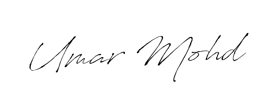 Create a beautiful signature design for name Umar Mohd. With this signature (Antro_Vectra) fonts, you can make a handwritten signature for free. Umar Mohd signature style 6 images and pictures png