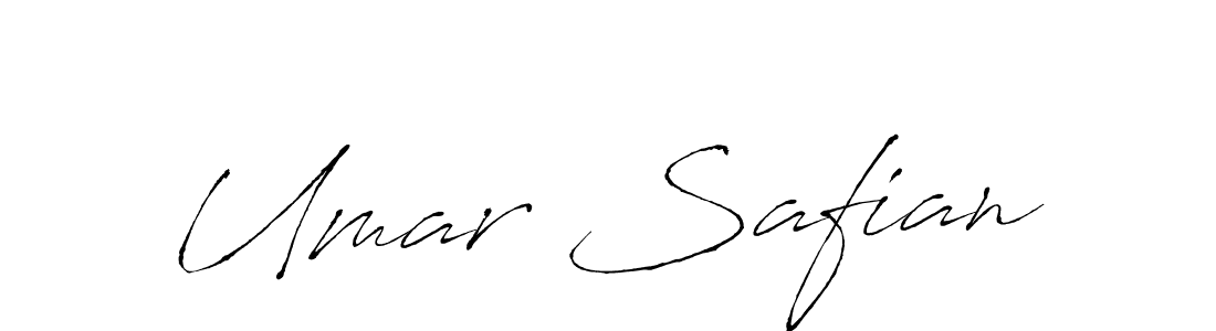 Design your own signature with our free online signature maker. With this signature software, you can create a handwritten (Antro_Vectra) signature for name Umar Safian. Umar Safian signature style 6 images and pictures png