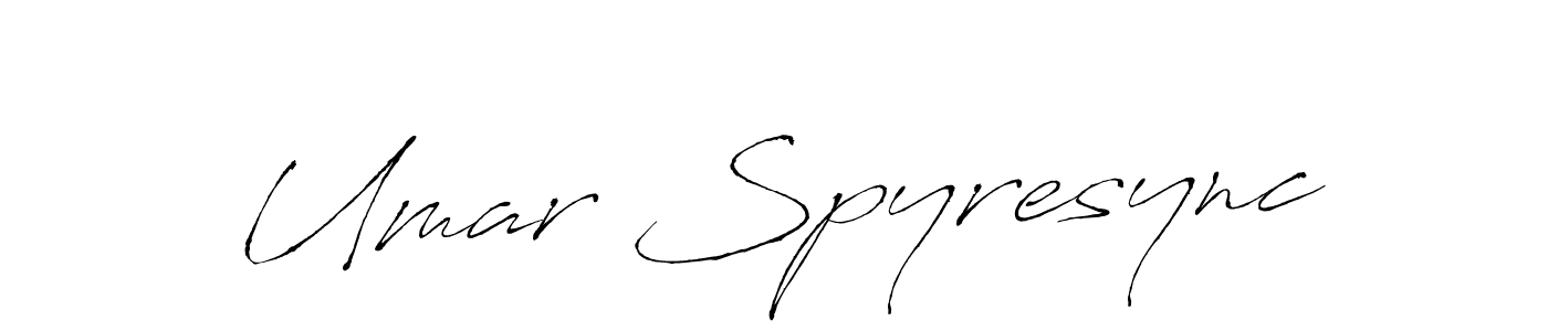 Also we have Umar Spyresync name is the best signature style. Create professional handwritten signature collection using Antro_Vectra autograph style. Umar Spyresync signature style 6 images and pictures png