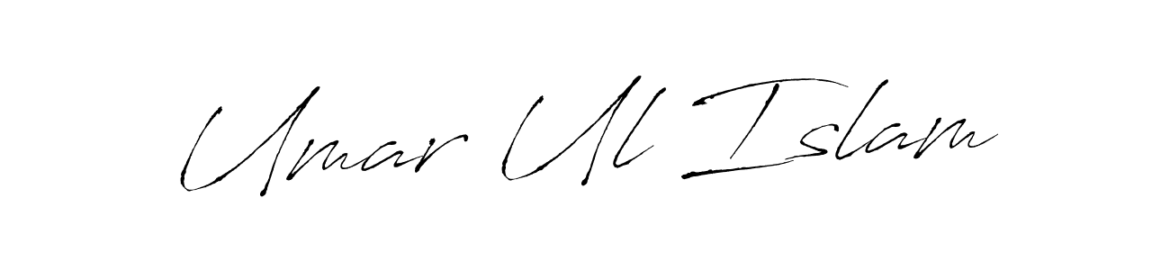 Design your own signature with our free online signature maker. With this signature software, you can create a handwritten (Antro_Vectra) signature for name Umar Ul Islam. Umar Ul Islam signature style 6 images and pictures png