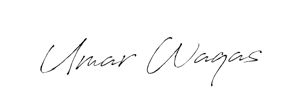 How to make Umar Waqas signature? Antro_Vectra is a professional autograph style. Create handwritten signature for Umar Waqas name. Umar Waqas signature style 6 images and pictures png