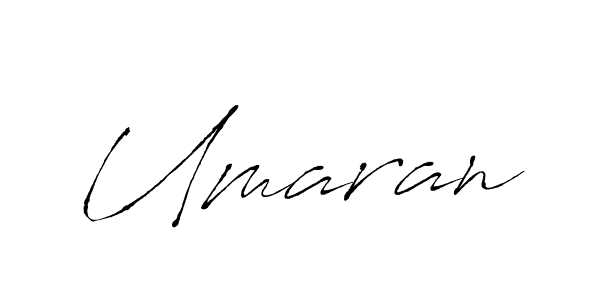 Use a signature maker to create a handwritten signature online. With this signature software, you can design (Antro_Vectra) your own signature for name Umaran. Umaran signature style 6 images and pictures png