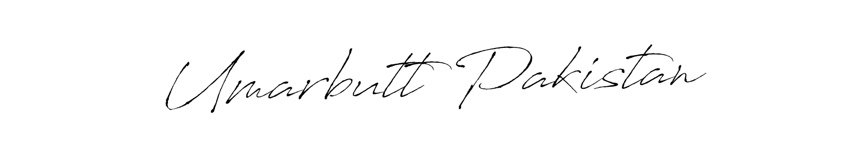 Create a beautiful signature design for name Umarbutt Pakistan. With this signature (Antro_Vectra) fonts, you can make a handwritten signature for free. Umarbutt Pakistan signature style 6 images and pictures png