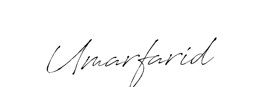 Umarfarid stylish signature style. Best Handwritten Sign (Antro_Vectra) for my name. Handwritten Signature Collection Ideas for my name Umarfarid. Umarfarid signature style 6 images and pictures png