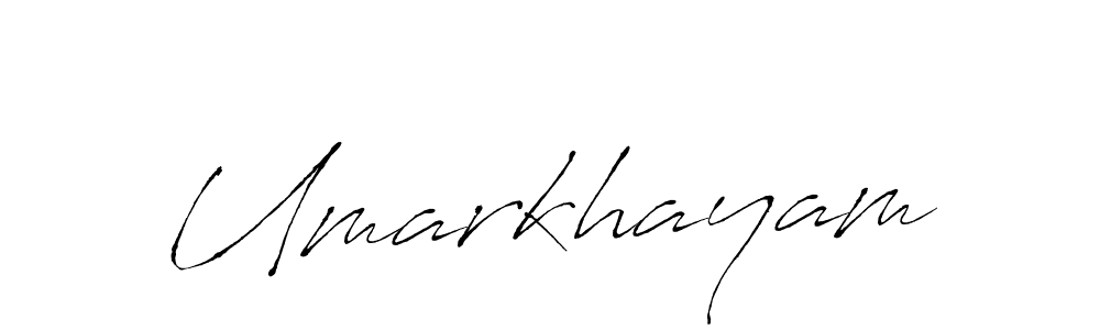 Create a beautiful signature design for name Umarkhayam. With this signature (Antro_Vectra) fonts, you can make a handwritten signature for free. Umarkhayam signature style 6 images and pictures png