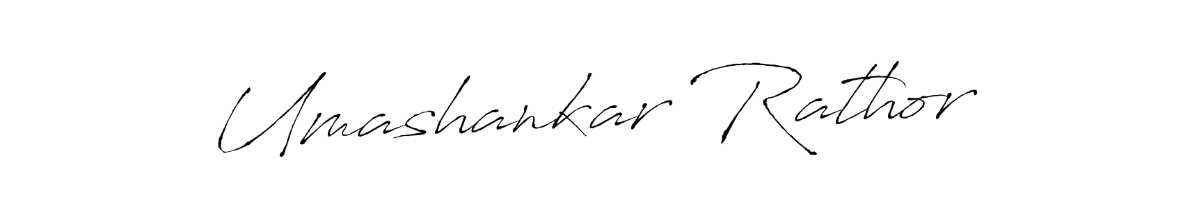 Create a beautiful signature design for name Umashankar Rathor. With this signature (Antro_Vectra) fonts, you can make a handwritten signature for free. Umashankar Rathor signature style 6 images and pictures png