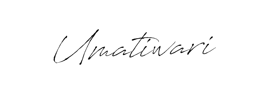 Make a beautiful signature design for name Umatiwari. With this signature (Antro_Vectra) style, you can create a handwritten signature for free. Umatiwari signature style 6 images and pictures png
