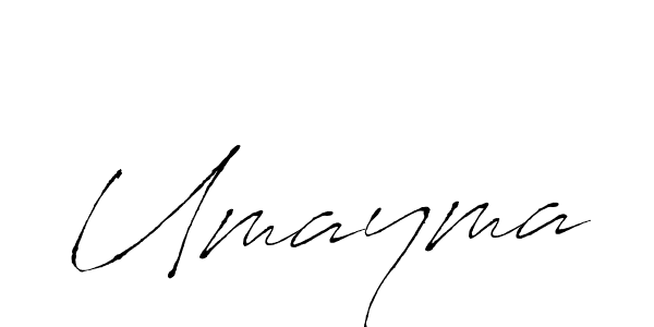 Make a beautiful signature design for name Umayma. With this signature (Antro_Vectra) style, you can create a handwritten signature for free. Umayma signature style 6 images and pictures png