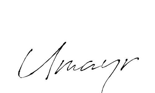 How to make Umayr name signature. Use Antro_Vectra style for creating short signs online. This is the latest handwritten sign. Umayr signature style 6 images and pictures png