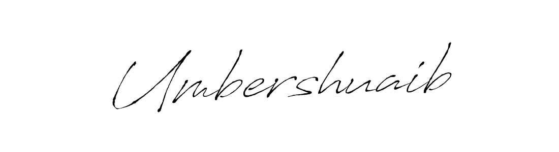 Use a signature maker to create a handwritten signature online. With this signature software, you can design (Antro_Vectra) your own signature for name Umbershuaib. Umbershuaib signature style 6 images and pictures png