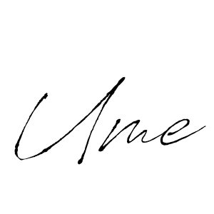 The best way (Antro_Vectra) to make a short signature is to pick only two or three words in your name. The name Ume include a total of six letters. For converting this name. Ume signature style 6 images and pictures png