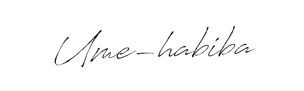 Once you've used our free online signature maker to create your best signature Antro_Vectra style, it's time to enjoy all of the benefits that Ume-habiba name signing documents. Ume-habiba signature style 6 images and pictures png