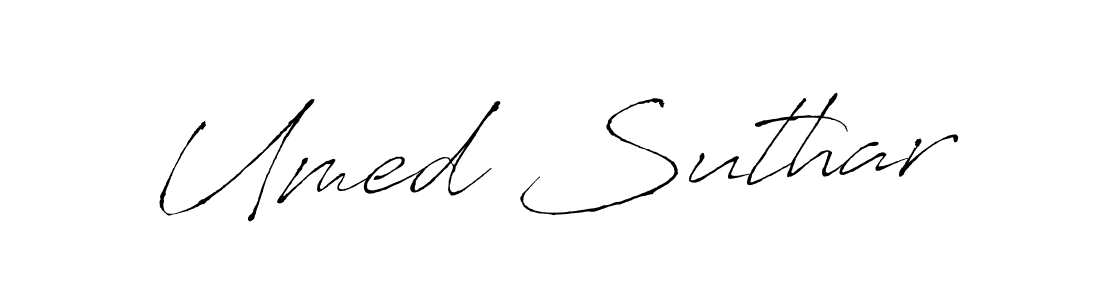 Also You can easily find your signature by using the search form. We will create Umed Suthar name handwritten signature images for you free of cost using Antro_Vectra sign style. Umed Suthar signature style 6 images and pictures png