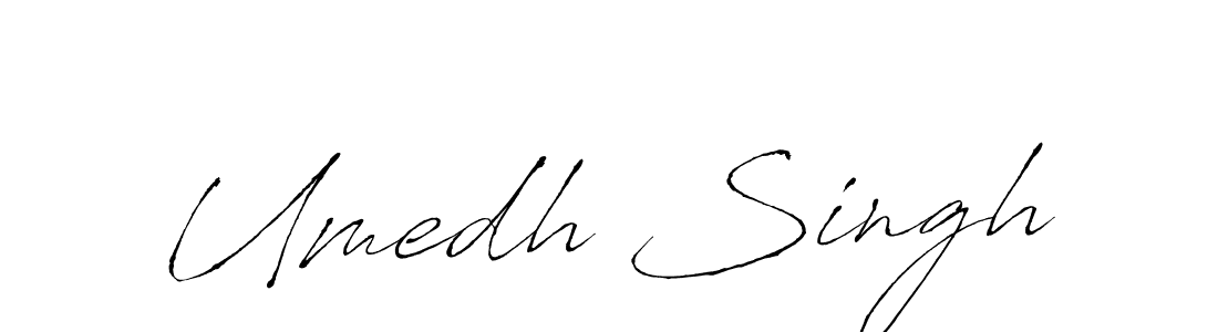 Also we have Umedh Singh name is the best signature style. Create professional handwritten signature collection using Antro_Vectra autograph style. Umedh Singh signature style 6 images and pictures png